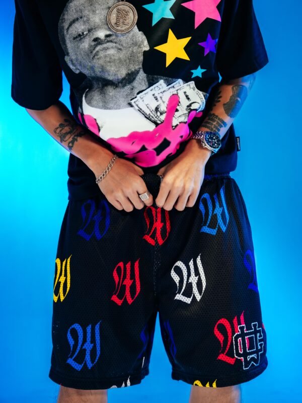 Multi Color - Mesh Short